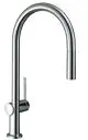 Hansgrohe-HG-Talis-M54-Einhebel-Kuechenmischer-210-Eco-Ausziehbrause-2jet-Chrom-72842000 gallery number 1